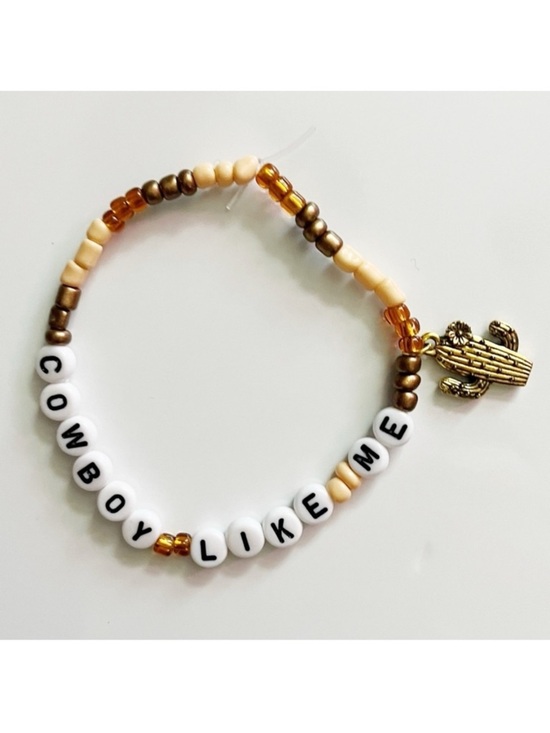 Taylor Swift Jewelry - Taylor Swift Eras Tour Friendship Bracelet Cowboy Like Me Evermore W/ Charm